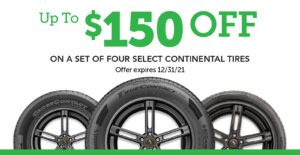 Continental Up To $150 Off