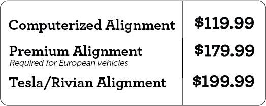 Alignment prices